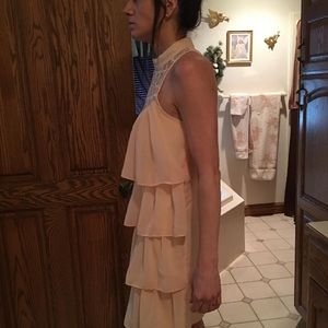 Cute Dressy Peach Dress